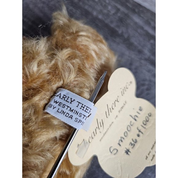 Vtg Bearly There Smoochie Westminster CA Bear Plush 36/1000 Tags Artist Signed - Picture 6 of 10